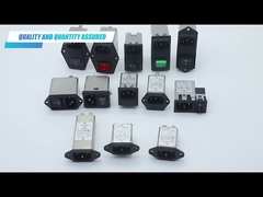 250V, van de Enige Fasecei van 10A van de de inhamcontactdoos de Filter van de de Machtsingang, Machtslijn EMI Filter Long Working Life