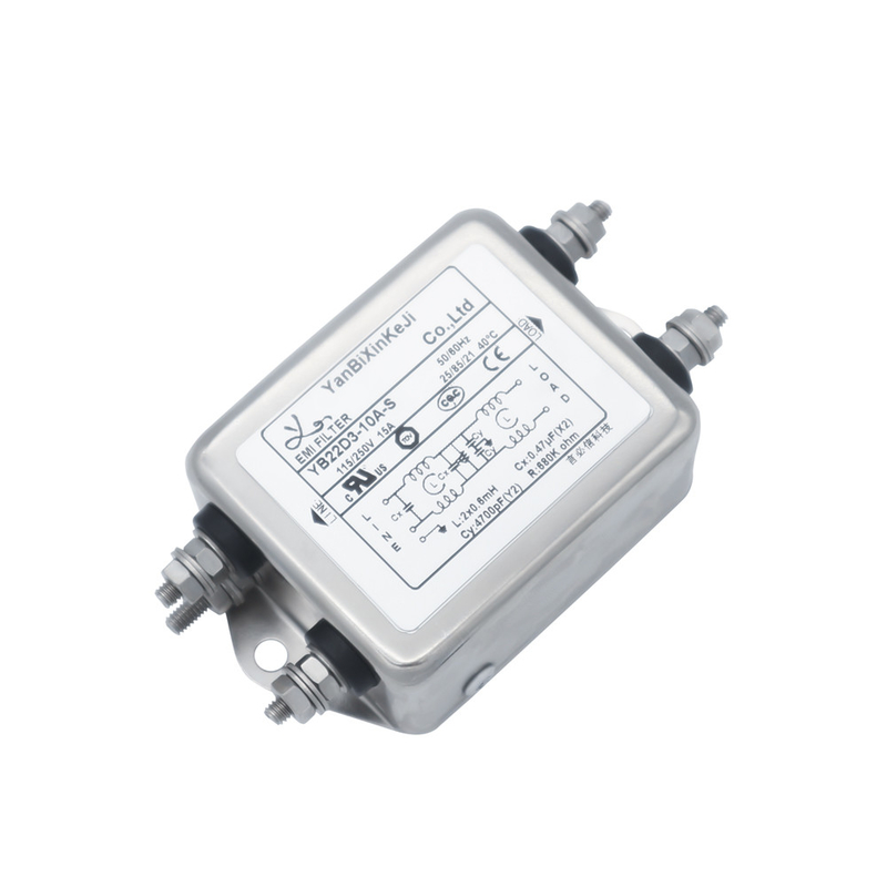 de Enige Fasefilter van 8A 220V EMI Filter High Performance Dual-Stage voor Chirurgisch Materiaal