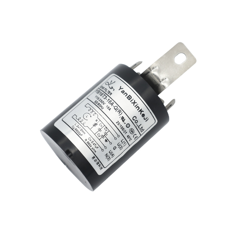 16A AC van de het Lawaaifilter van plastic Gevalemi filter solder lug terminal Enige Fasefilter