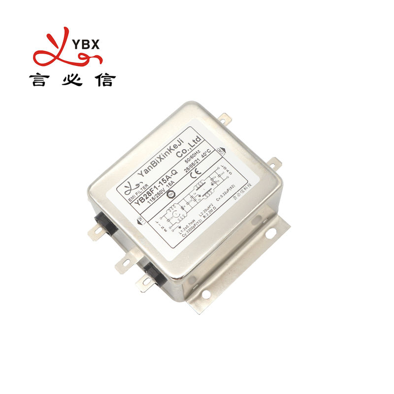 Yb28f1-15a-q EMI Power Filter Fast Terminal-Filter van de Output de Lage Pas