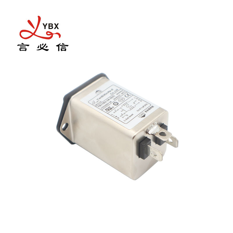 van de de machtsingang van 220V 10A van de contactdoosemi filter van CEI de machtsfilter voor Ventilator